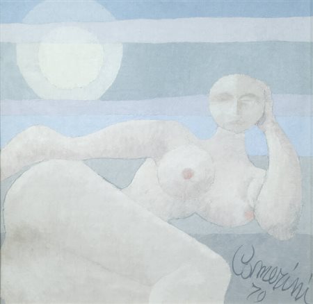 LAMBERTO CAMERINI<BR>Torino 1930<BR>"Tintarella di luna" 1970