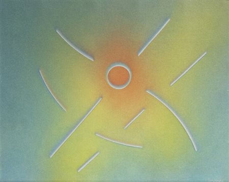 STANLEY TOMSHINSKY<BR>New York (U.S.A.) 1935-2004 Milano<BR>"Sun symbol" Milano 1973