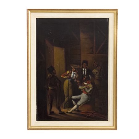 Manuel Cabral Aguado Siviglia 1821 - 1891, Toreri, 1844 olio su tela, cm....