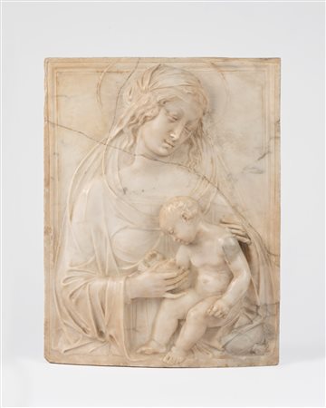 Alceo Dossena (Cremona 1878-Roma 1937)  - Madonna con Bambino