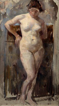 Umberto Coromaldi (Roma 1870-1948)  - Nudo femminile