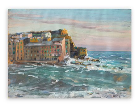 GAETANO SPERATI (1908-1975) - Vernazza (libeccio al tramonto), 1952