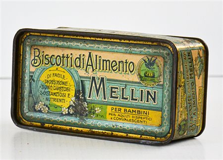 MELLIN BISCOTTI DI ALIMENTO -  SCATOLA  DI LATTA