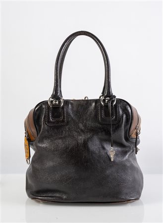 D&G Borsa modello “Lily Glam” in pelle sui toni del marrone con finiture in...