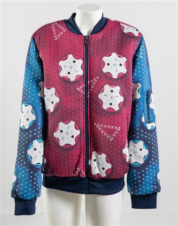 MARY KATRANTZOU X ADIDAS Giacca bomber imbottita a fantasuia sui toni del...