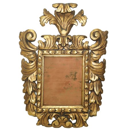 Specchiera in cornice in legno dorato, Late 19 century