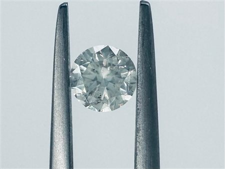 DIAMANTE 0,53 CT COLORE I - PUREZZA SI2 - TAGLIO BRILLANTE - CERTIFICATO...