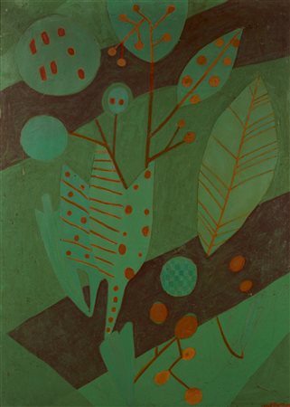 MAZZON GALLIANO (1896 - 1978) - Luminosità in verde-oro.