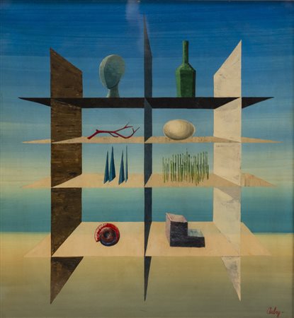 AUBRY MARIO  (1928 - 2008) - Riflessioni.