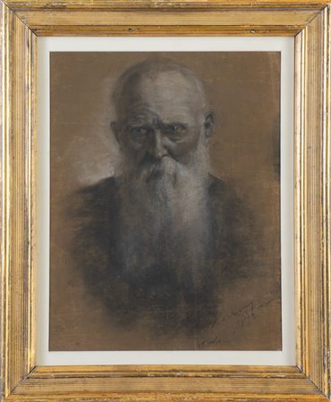 ALESSANDRO SCORZONI (Calcara di Crespellano 1858 - Bologna 1933) "Ritratto di...