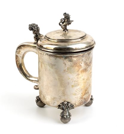 Tankard italiano in argento - Milano, 1935-1945, argentiere MALINVERNI