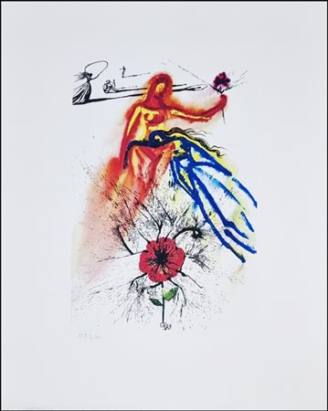 DALI' SALVADOR Spagna 1904 - 1989 "Senza titolo"