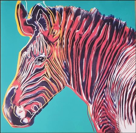 WARHOL ANDY Pittsburgh 1928 - New York 1987 "Zebra"