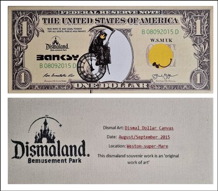 BANKSY Regno Unito XX sec. "Dismal dollar"