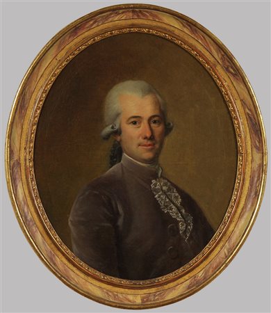 NONOTTE DONATE (1708 - 1785) Ritratto d'uomo. Olio su tela . Cm 53,00 x...