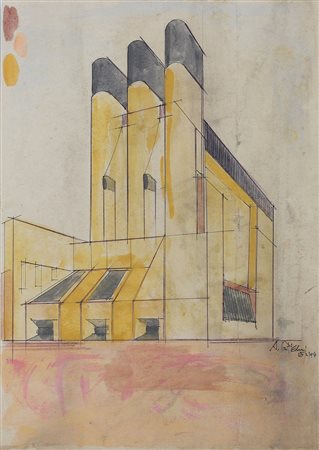 SANT'ELIA ANTONIO (1888 - 1916) Edificio della Città Nuova (opificio o...
