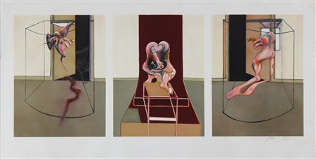BACON FRANCIS (1909 - 1992) Triptych inspired by Orestia of Aeschylus. 1981....