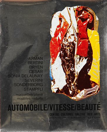 CESAR (1921 - 1998) Automobile/Vitesse/Beauté. Litografia. Cm 48,50 x 60,00....