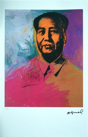 D'apres Andy Warhol MAO fotolitografia su carta Arches, cm 57x38; es. 100/100...