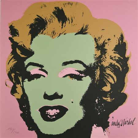 Da Andy Warhol MARILYN fotolitografia su cartoncino, cm 60x60; es....