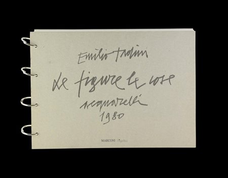 Emilio Tadini LE FIGURE LE COSE. ACQUARELLI 1980 92 fotolitografie, cm 24x32;...