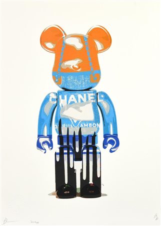 Death NYC WINNIE CHANEL serigrafia, cm 45x32; es. A.P. firma, data e timbro a...