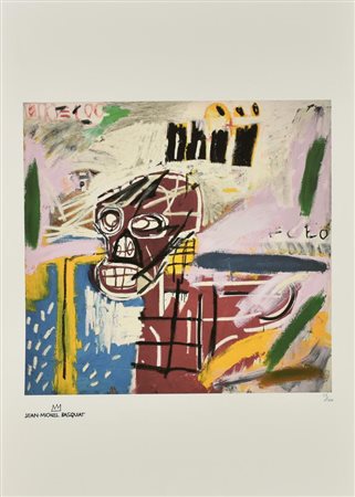 Da Jean Michel Basquiat SENZA TITOLO litografia offset su carta Lenox, cm...