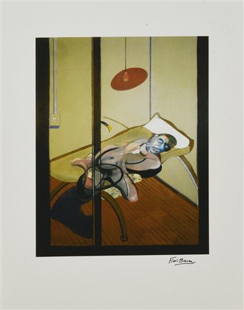 D'apres Francis Bacon UNTITLED fototipo eliografico su carta Arches, cm 38x28...