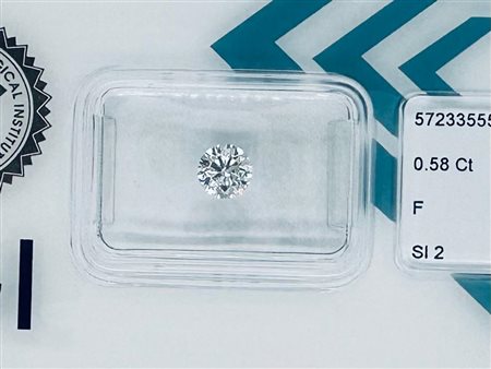 DIAMANTE 0,58 CT F - SI2 - IGI - SF30805