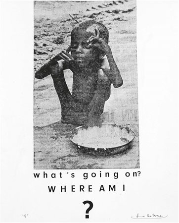 DE VREE PAUL Anversa 1909 - 1982 What's going on? Where am I? 1975 stampa...