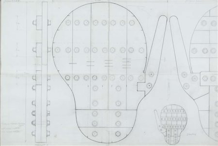 TILSON JOE Londra 1928 Alchemic 35 1977 disegno a matita su carta 53,5x79...