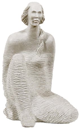 LUCCHI BRUNO Levico Terme 1951 Donna seduta 1997 scultura in ceramica h. cm....