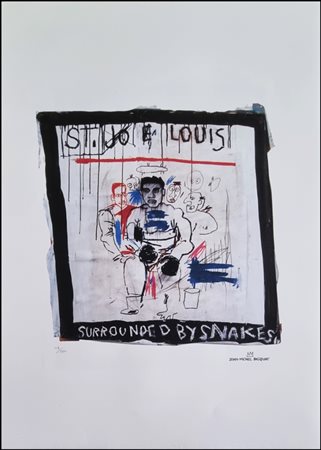 BASQUIAT JEAN-MICHEL New York 1960 - 1988 "Senza titolo"