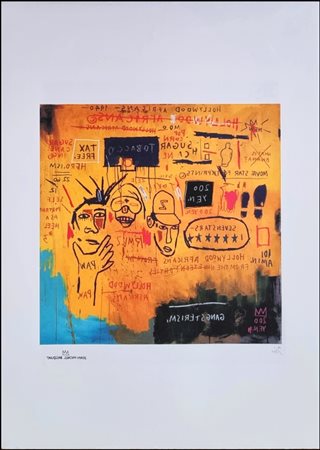 BASQUIAT JEAN-MICHEL New York 1960 - 1988 "Senza titolo"