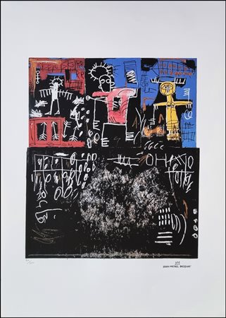 BASQUIAT JEAN-MICHEL New York 1960 - 1988 "Senza titolo"