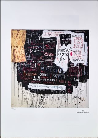 BASQUIAT JEAN-MICHEL New York 1960 - 1988 "Senza titolo"