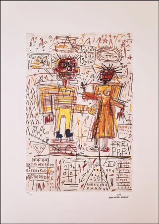 BASQUIAT JEAN-MICHEL New York 1960 - 1988 "Senza titolo"