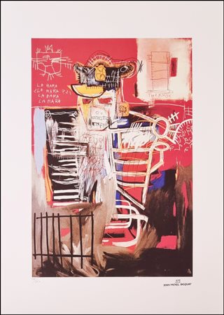 BASQUIAT JEAN-MICHEL New York 1960 - 1988 "Senza titolo"