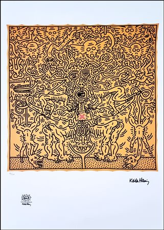 HARING KEITH Pennsylvania 1958 - New York 1990 "Senza titolo"