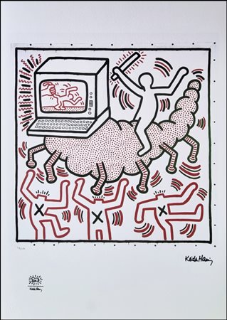 HARING KEITH Pennsylvania 1958 - New York 1990 "Senza titolo"