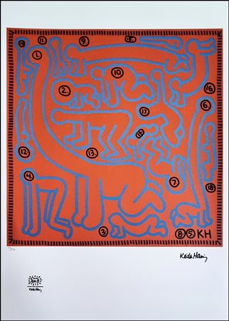 HARING KEITH Pennsylvania 1958 - New York 1990 "Senza titolo"