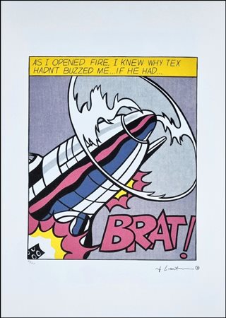 LICHTENSTEIN ROY New York 1923 - 1997 "Senza titolo"