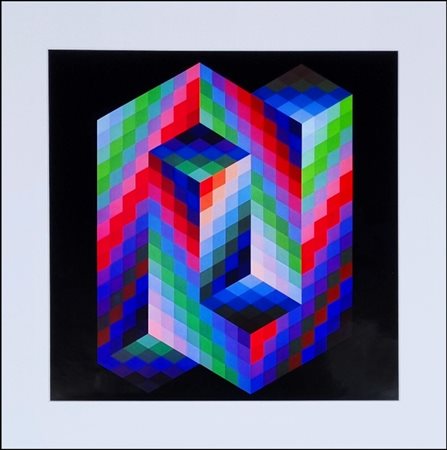 VASARELY VICTOR Ungheria 1906 - Parigi 1997 "Vaar"