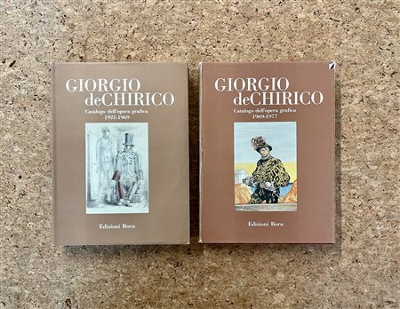 MONOGRAFIE DI ARTE GRAFICA (GIORGIO DE CHIRICO) - Lotto unico di 2 cataloghi