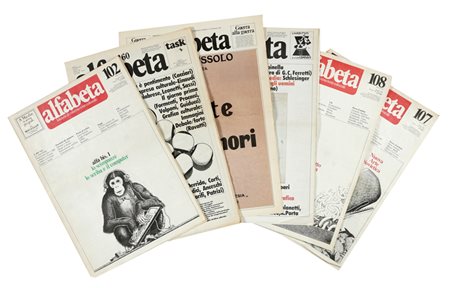 Balestrini Nanni e altri, Alfabeta. Mensile di informazione culturale. 1979-1988.