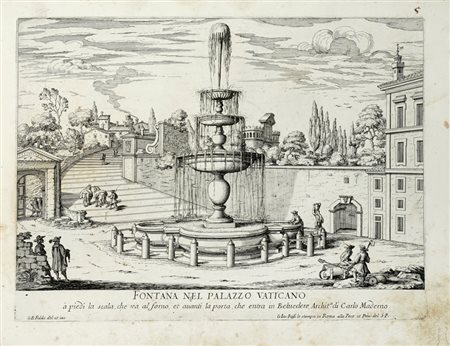Falda Giovanni Battista, [Le Fontane di Roma]. [Roma: Giovanni Giacomo Rossi, 1660 ca].