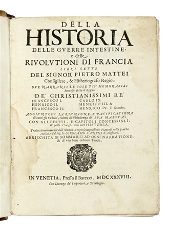 Valier Agostino, Dell'utilità che si può ritrarre dalle cose operate dai Veneziani Libri XIV. Padova: nella Stamperia del Seminario appresso Tommaso Bettinelli, 1787.