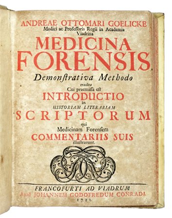 Fedele Fortunato, De relationibus medicorum libri quatuor. Panormi: apud Ioannem Antonium de Franciscis, 1602.