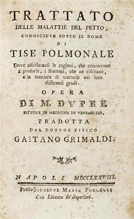 Nannoni Angelo, Trattato chirurgico [...] sopra la semplicità del medicare i mali d'attenenza della chirurgia...  In Venezia: presso Antonio Zatta, 1764.