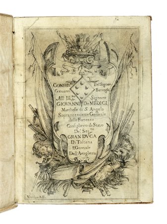 Barenghi Giovanni, Considerazioni [...] sopra il dialogo de dua massimi sistemi tolemaico, e copernicano nelle quali si difende il metodo d'Aristotele... In Pisa: appresso Francesco della Dote, 1638.